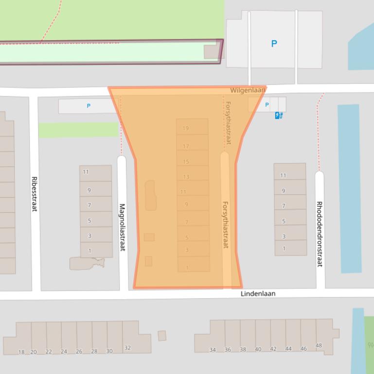 Kaart van postcodegebied 2651TC.