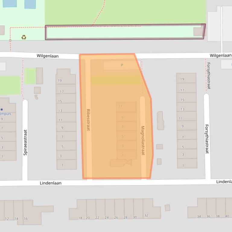 Kaart van postcodegebied 2651TD.