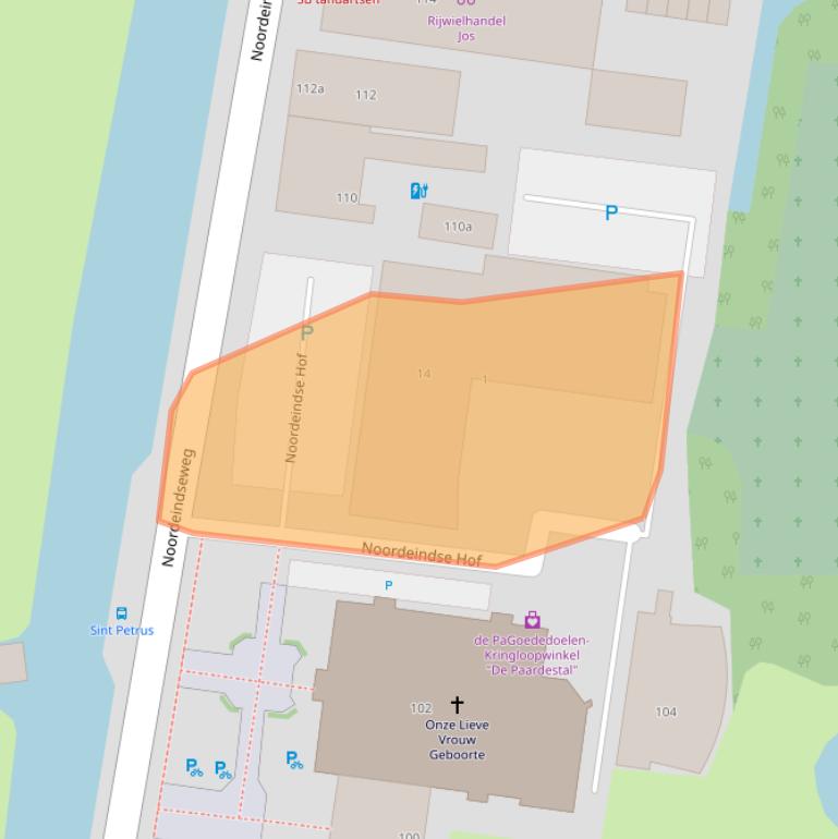 Kaart van postcodegebied 2651TT.