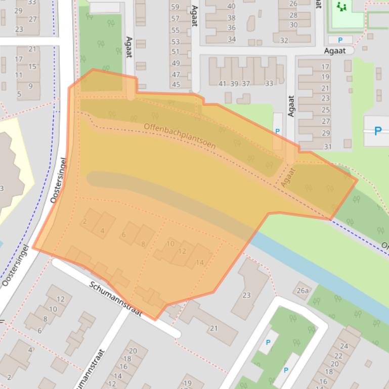 Kaart van postcodegebied 2651TX.