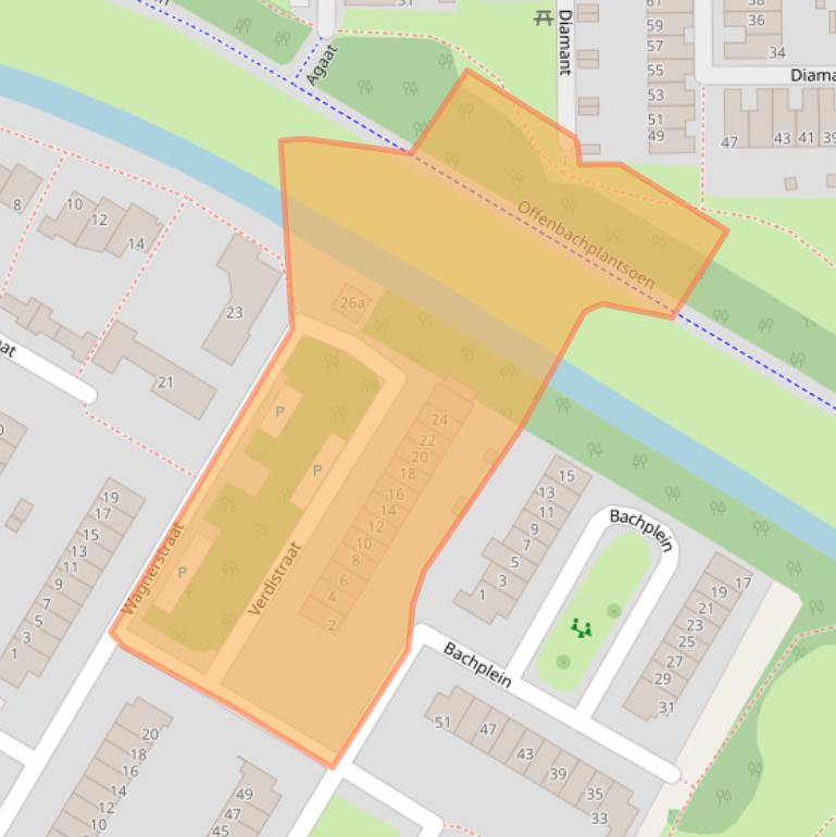 Kaart van postcodegebied 2651VB.