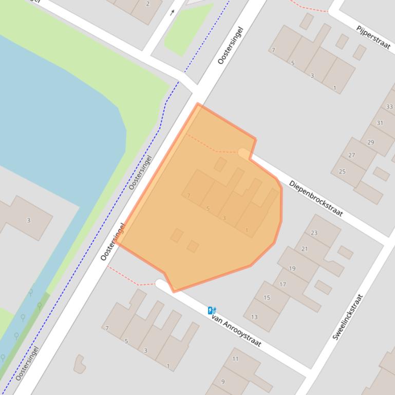 Kaart van postcodegebied 2651VR.