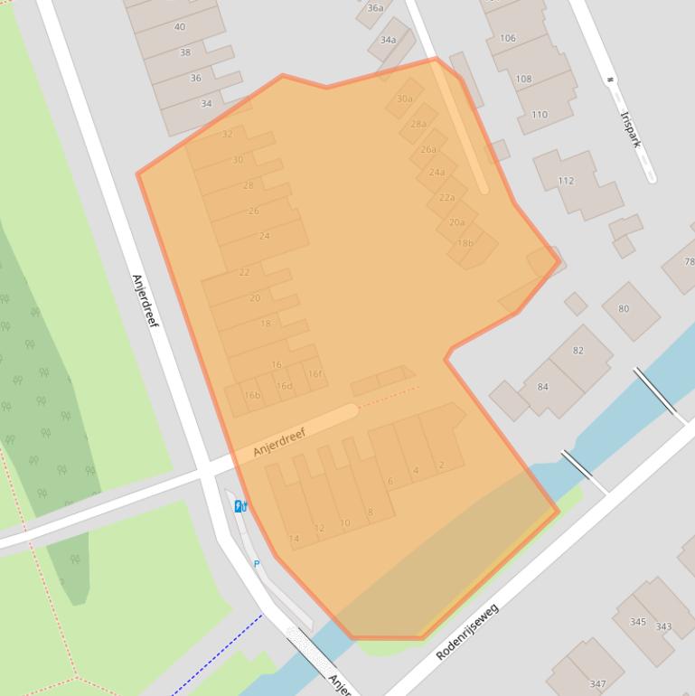 Kaart van postcodegebied 2651XS.