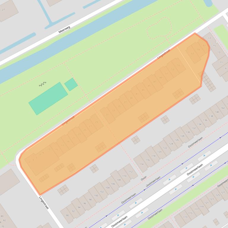 Kaart van postcodegebied 2652AH.