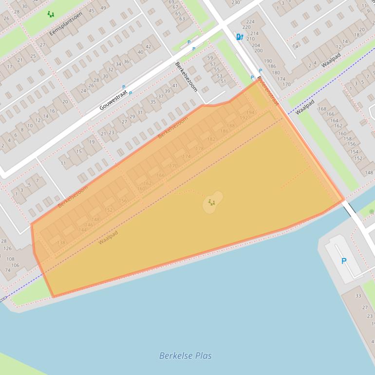 Kaart van postcodegebied 2652AM.