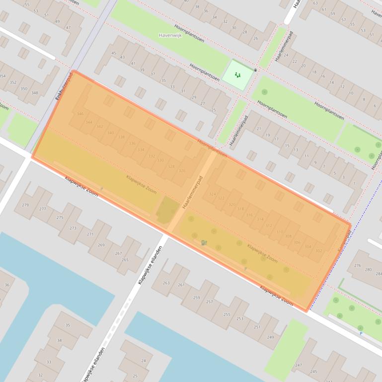 Kaart van postcodegebied 2652BG.