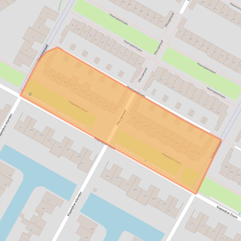 Kaart van postcodegebied 2652BH.