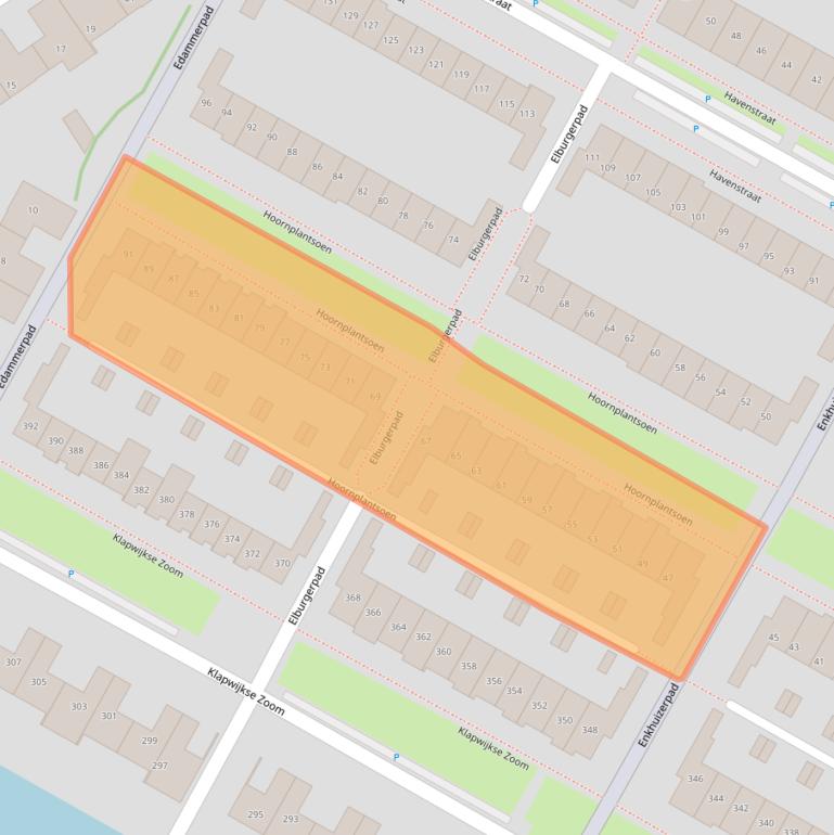 Kaart van postcodegebied 2652BK.