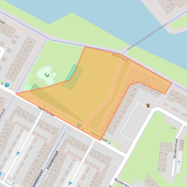 Kaart van postcodegebied 2652BW.