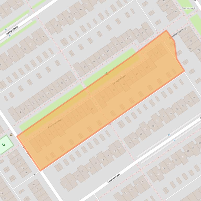 Kaart van postcodegebied 2652DT.