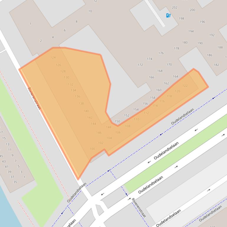 Kaart van postcodegebied 2652EG.