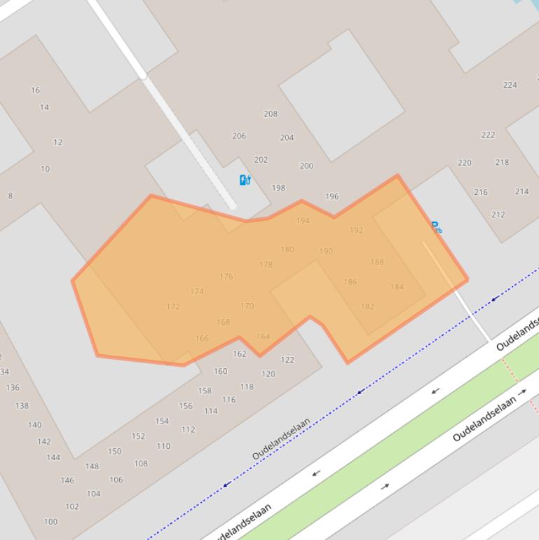 Kaart van postcodegebied 2652EJ.