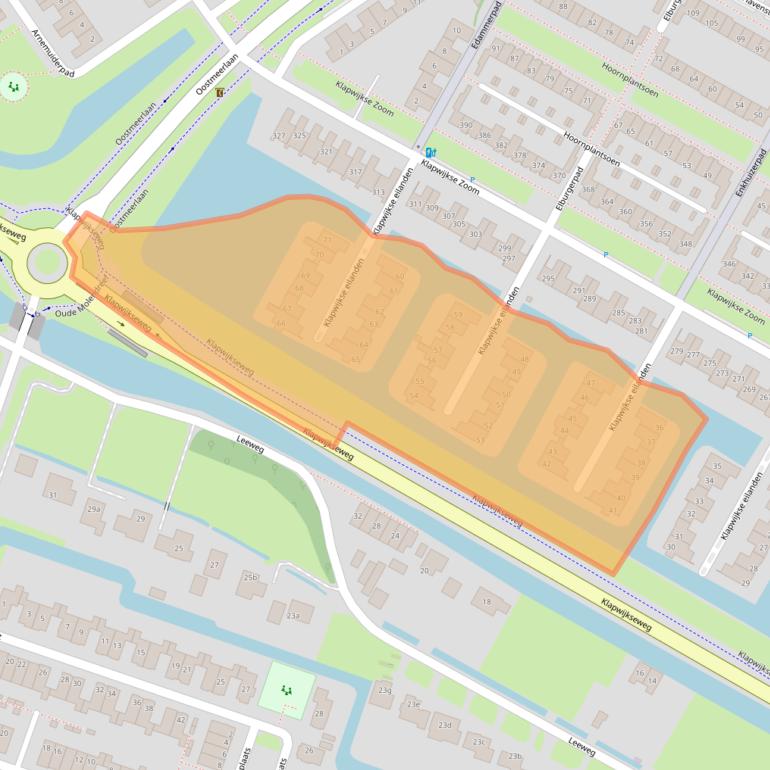 Kaart van postcodegebied 2652ET.
