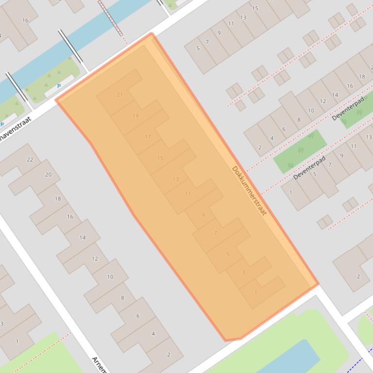 Kaart van postcodegebied 2652EW.