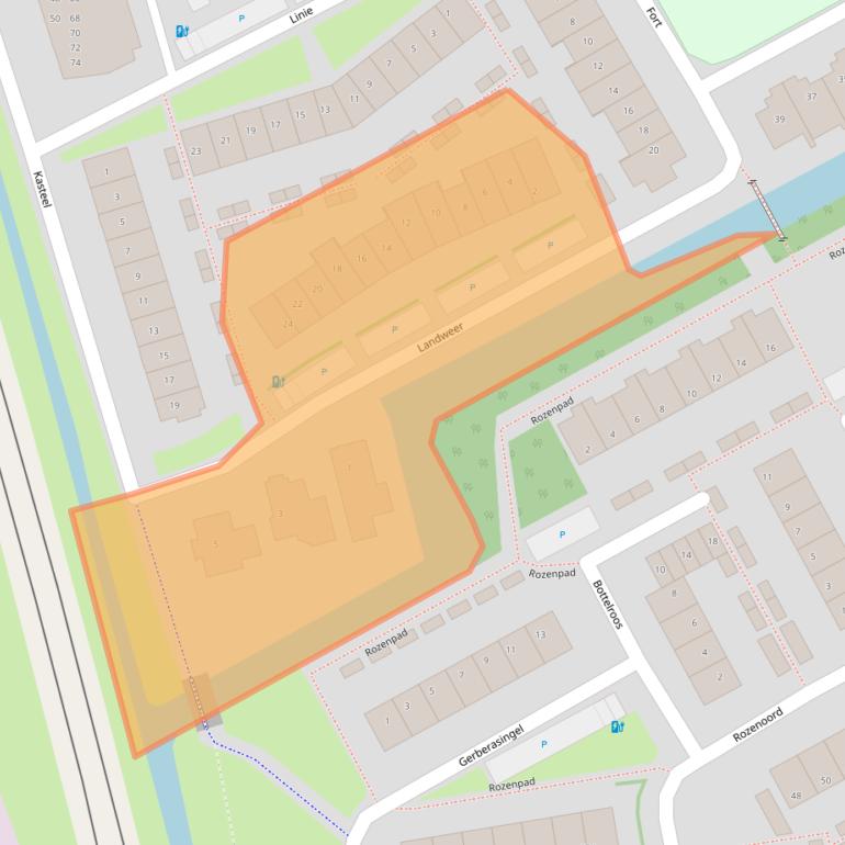 Kaart van postcodegebied 2652HD.