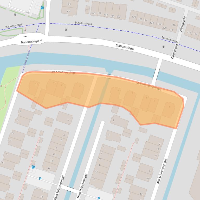 Kaart van postcodegebied 2652HN.