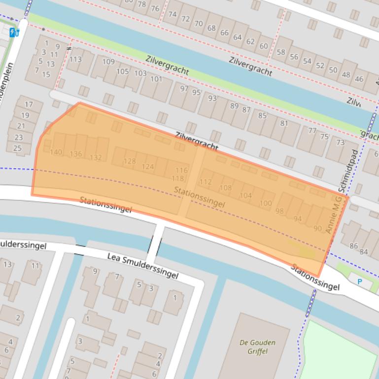 Kaart van postcodegebied 2652HS.