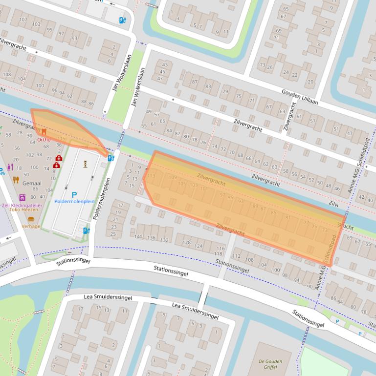 Kaart van postcodegebied 2652HV.