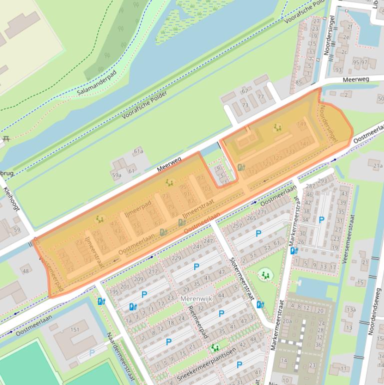Kaart van postcodegebied 2652JP.