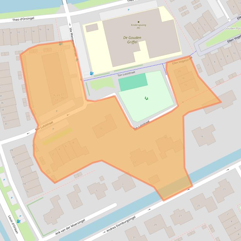 Kaart van postcodegebied 2652LJ.