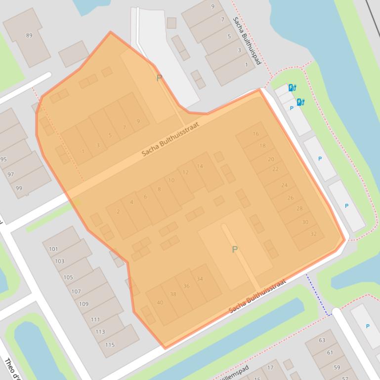 Kaart van postcodegebied 2652LP.