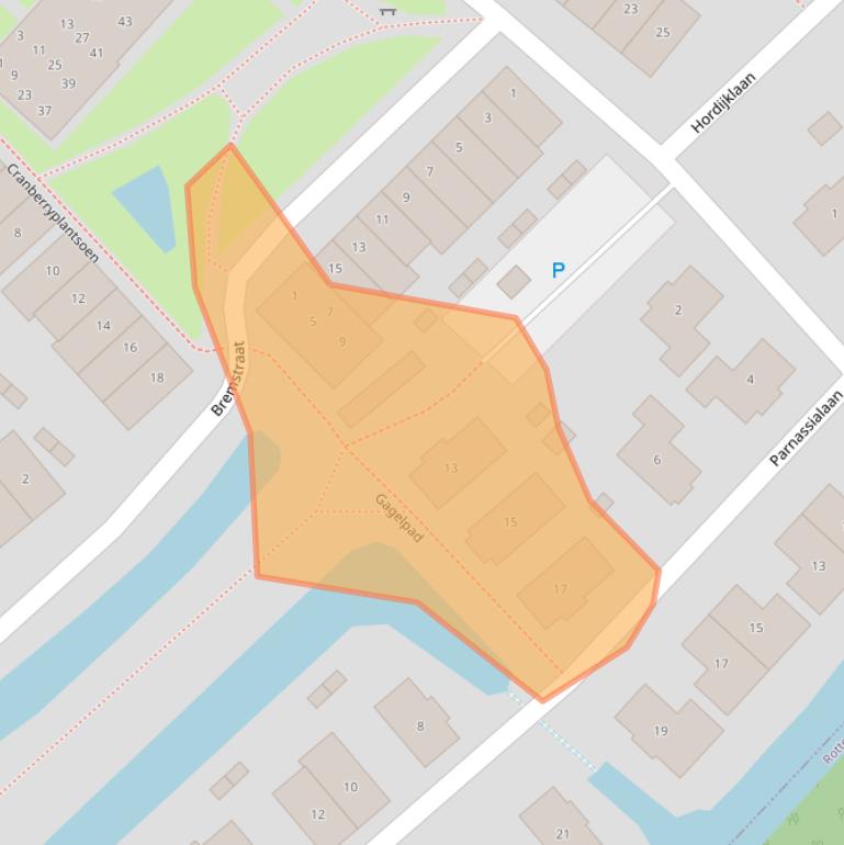 Kaart van postcodegebied 2652ME.