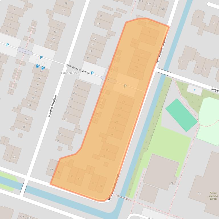 Kaart van postcodegebied 2652NJ.