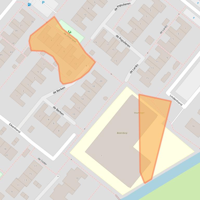 Kaart van postcodegebied 2661AP.