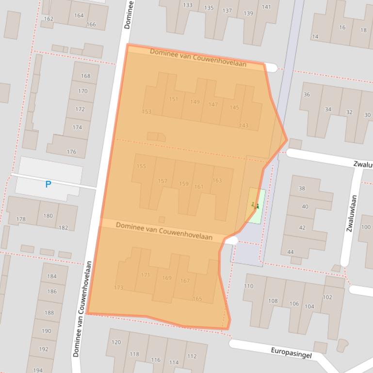 Kaart van postcodegebied 2661BH.