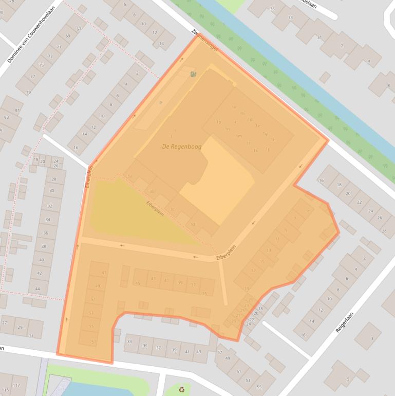 Kaart van postcodegebied 2661BP.