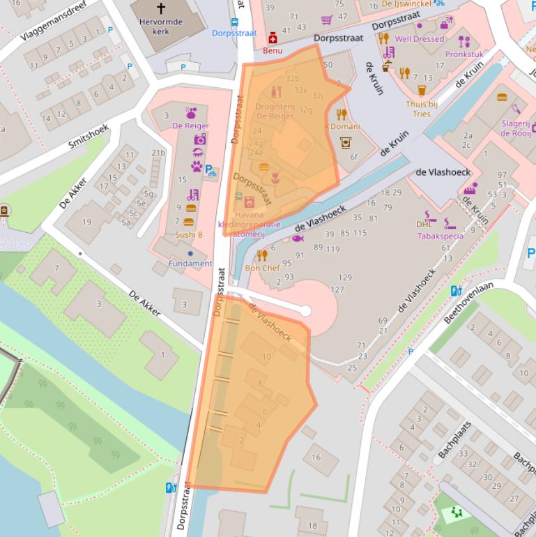 Kaart van postcodegebied 2661CG.