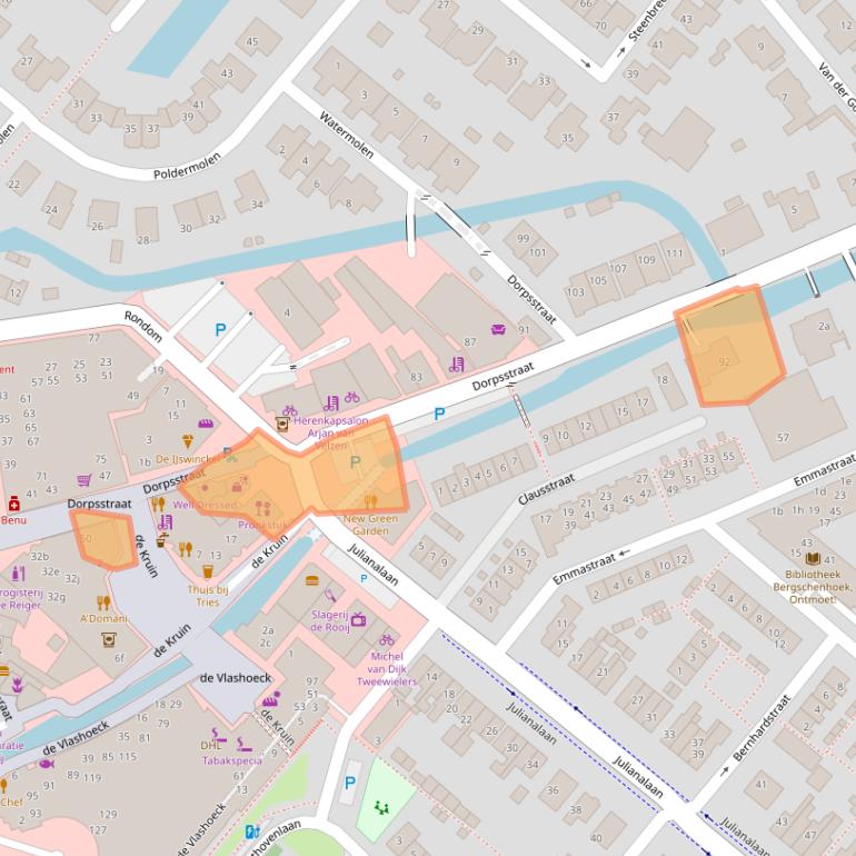 Kaart van postcodegebied 2661CH.