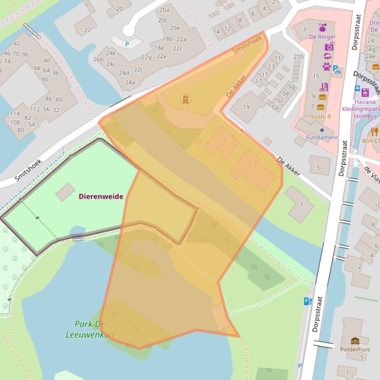 Kaart van postcodegebied 2661CL.