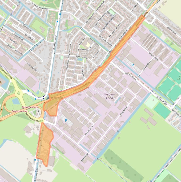 Kaart van postcodegebied 2661CS.