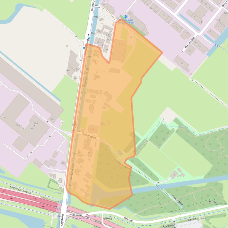 Kaart van postcodegebied 2661CT.