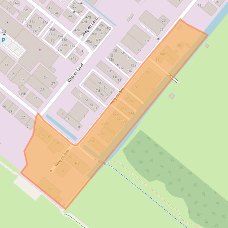 Kaart van postcodegebied 2661DH.