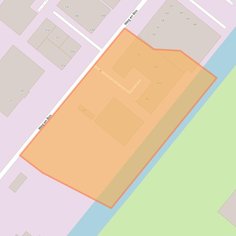 Kaart van postcodegebied 2661DK.