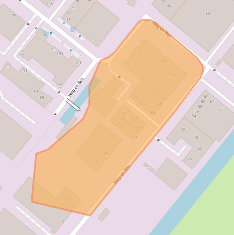 Kaart van postcodegebied 2661DL.