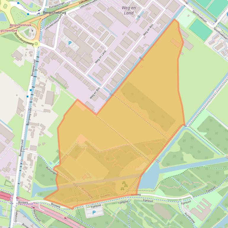 Kaart van postcodegebied 2661DN.