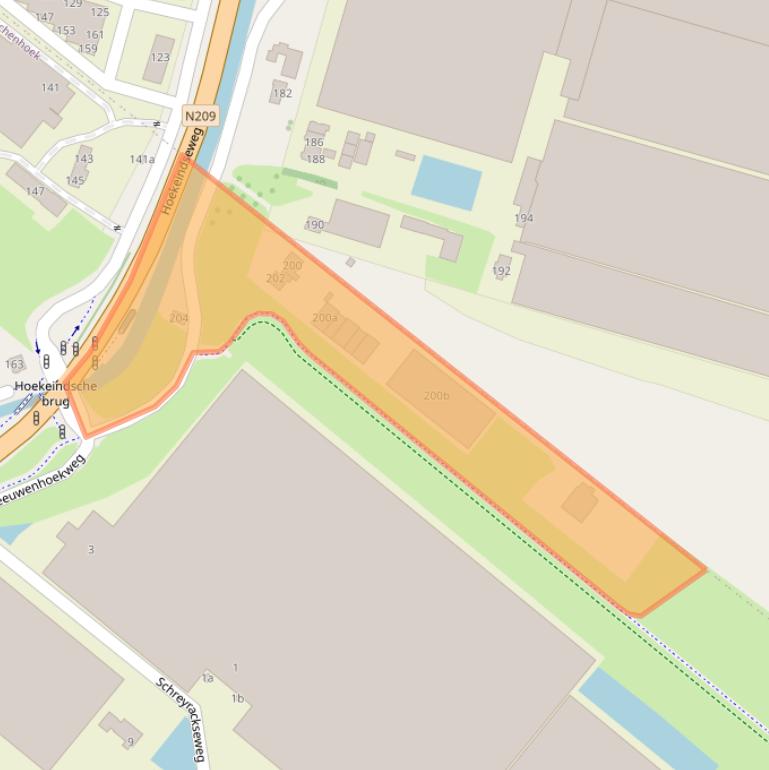 Kaart van postcodegebied 2661DR.