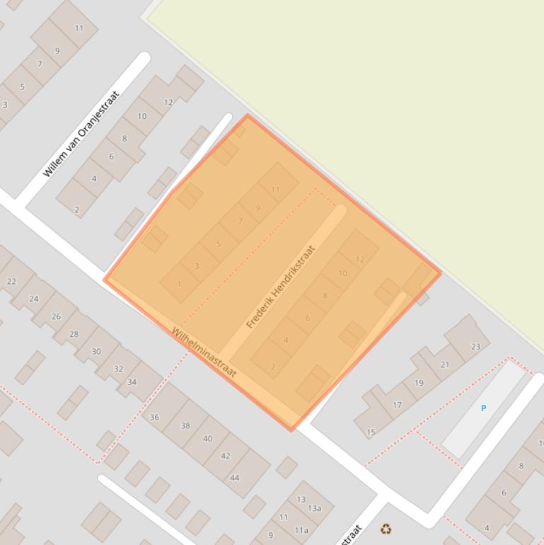 Kaart van postcodegebied 2661EZ.