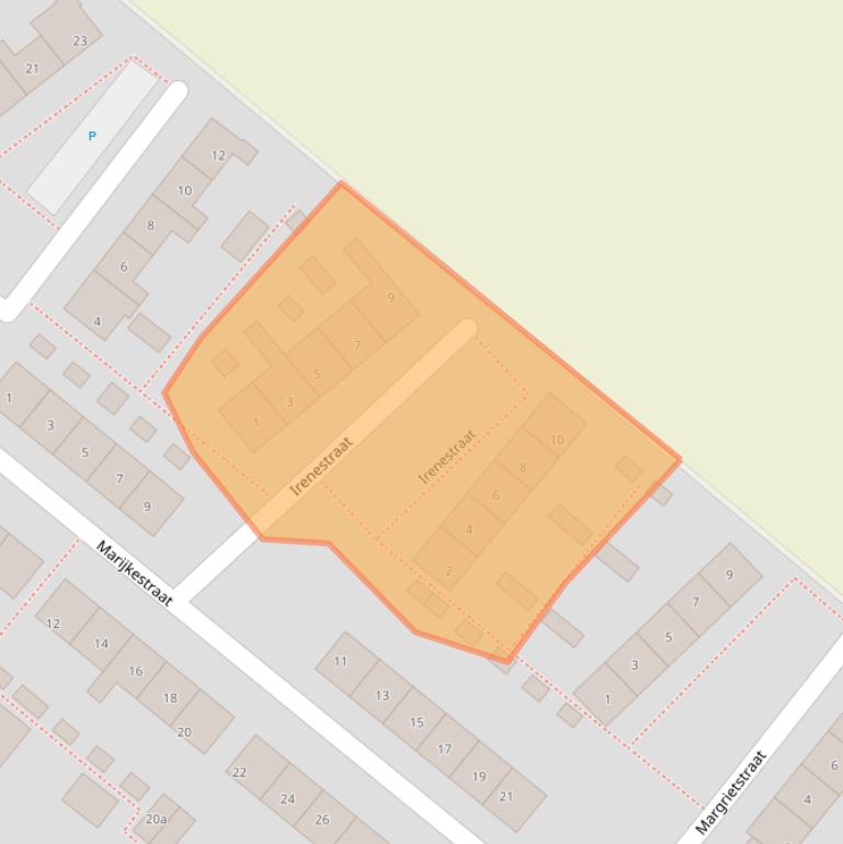 Kaart van postcodegebied 2661GD.