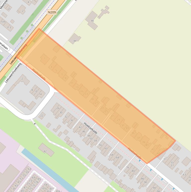 Kaart van postcodegebied 2661GH.