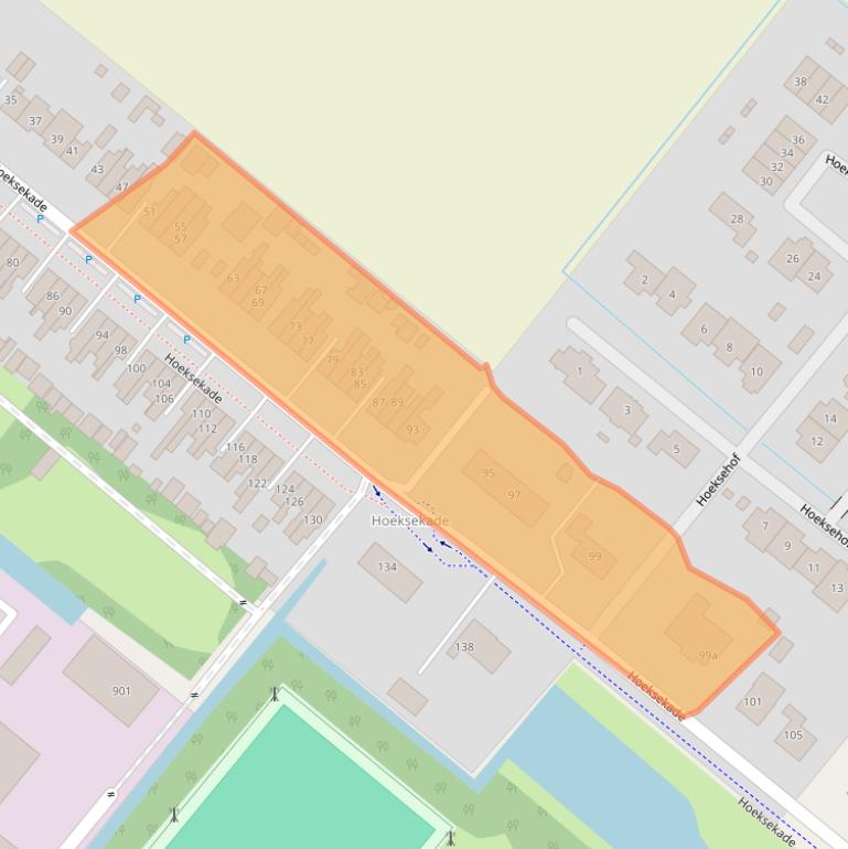 Kaart van postcodegebied 2661GJ.