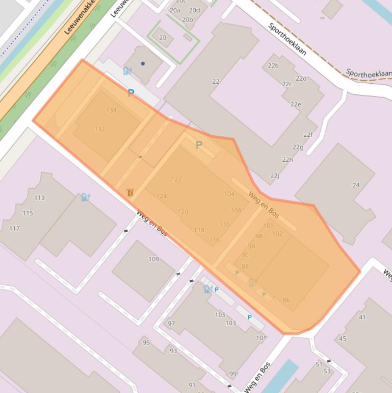 Kaart van postcodegebied 2661GX.