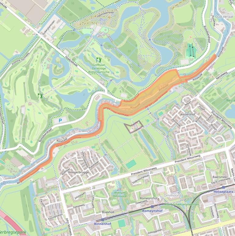 Kaart van postcodegebied 2661JN.