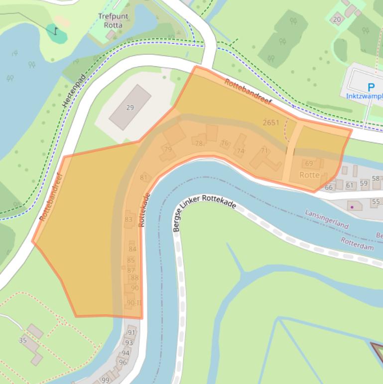 Kaart van postcodegebied 2661JP.