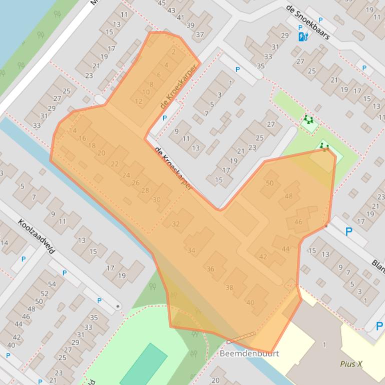 Kaart van postcodegebied 2661KL.