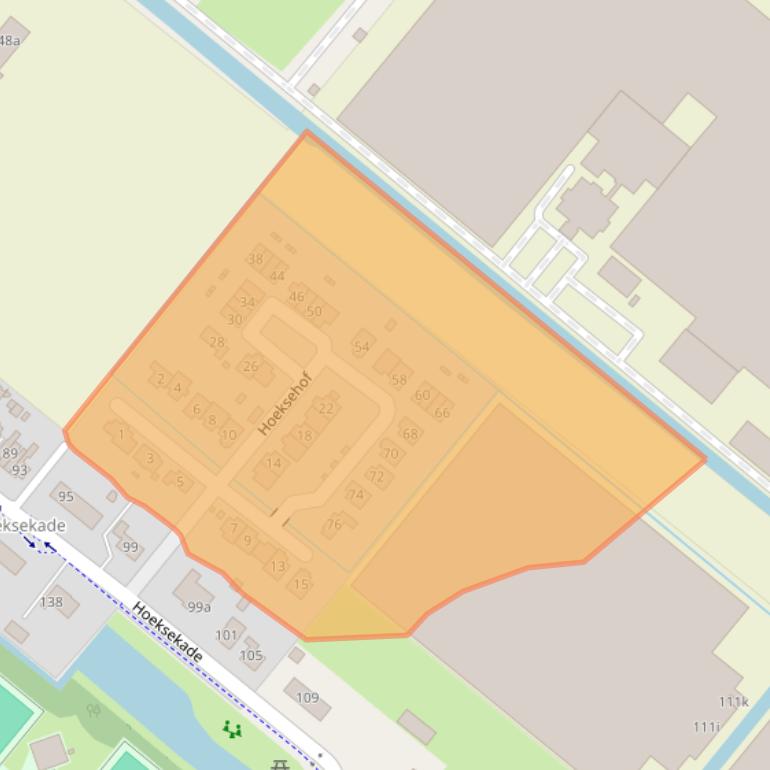 Kaart van postcodegebied 2661KT.