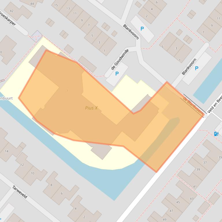 Kaart van postcodegebied 2661KZ.